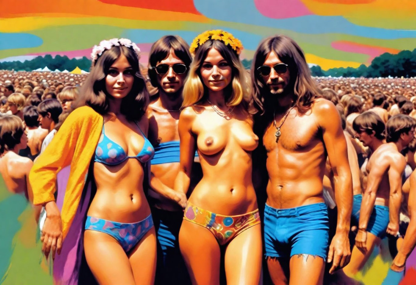 1960s Woodstock music Festival