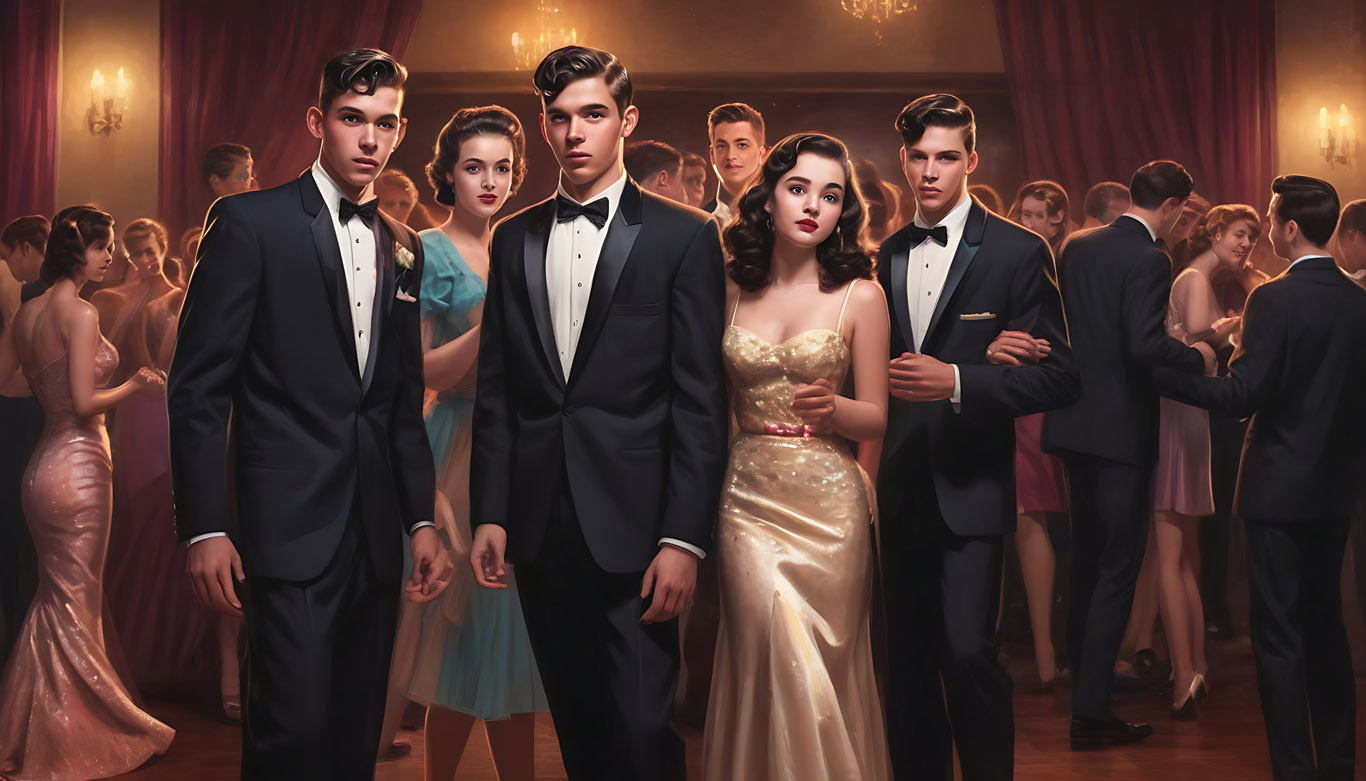 1950s teenagers Prom