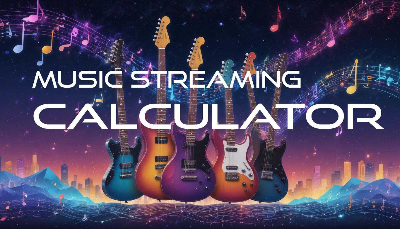 Music streaming revenue calculator