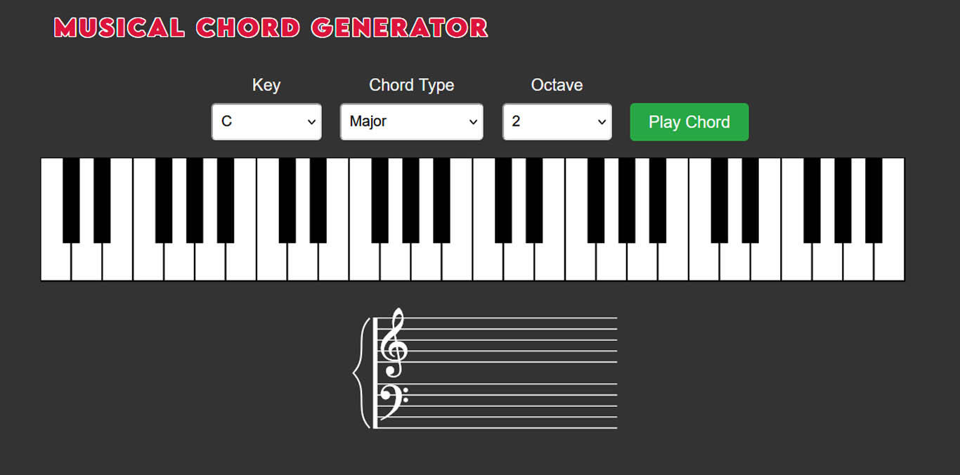 Musical chord generator